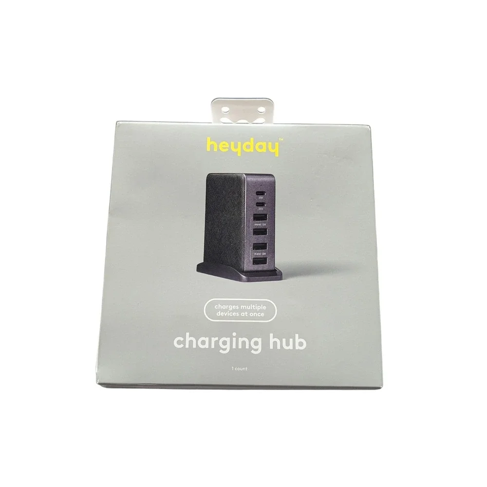Z3O USB Charging Hub - Heyday 6-Port Charging Hub Vertical 2C + 4A - Black OB